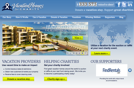 Vacation Home For Charity
